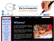 Tablet Screenshot of kolorowanki-online.com